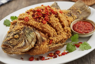 Ikan Goreng Crispy dengan Trik Tepung Tidak Mudah Rontok